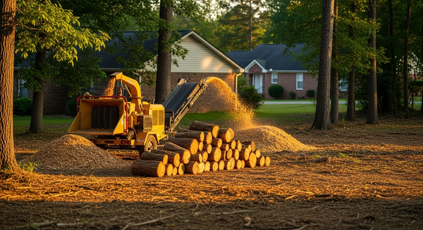 Professional tree removal and stump grinding service