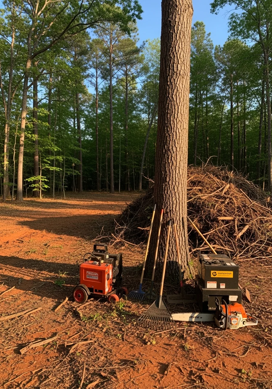 Skilled technician performing detailed work on a Richland County property, demonstrating professional craftsmanship.